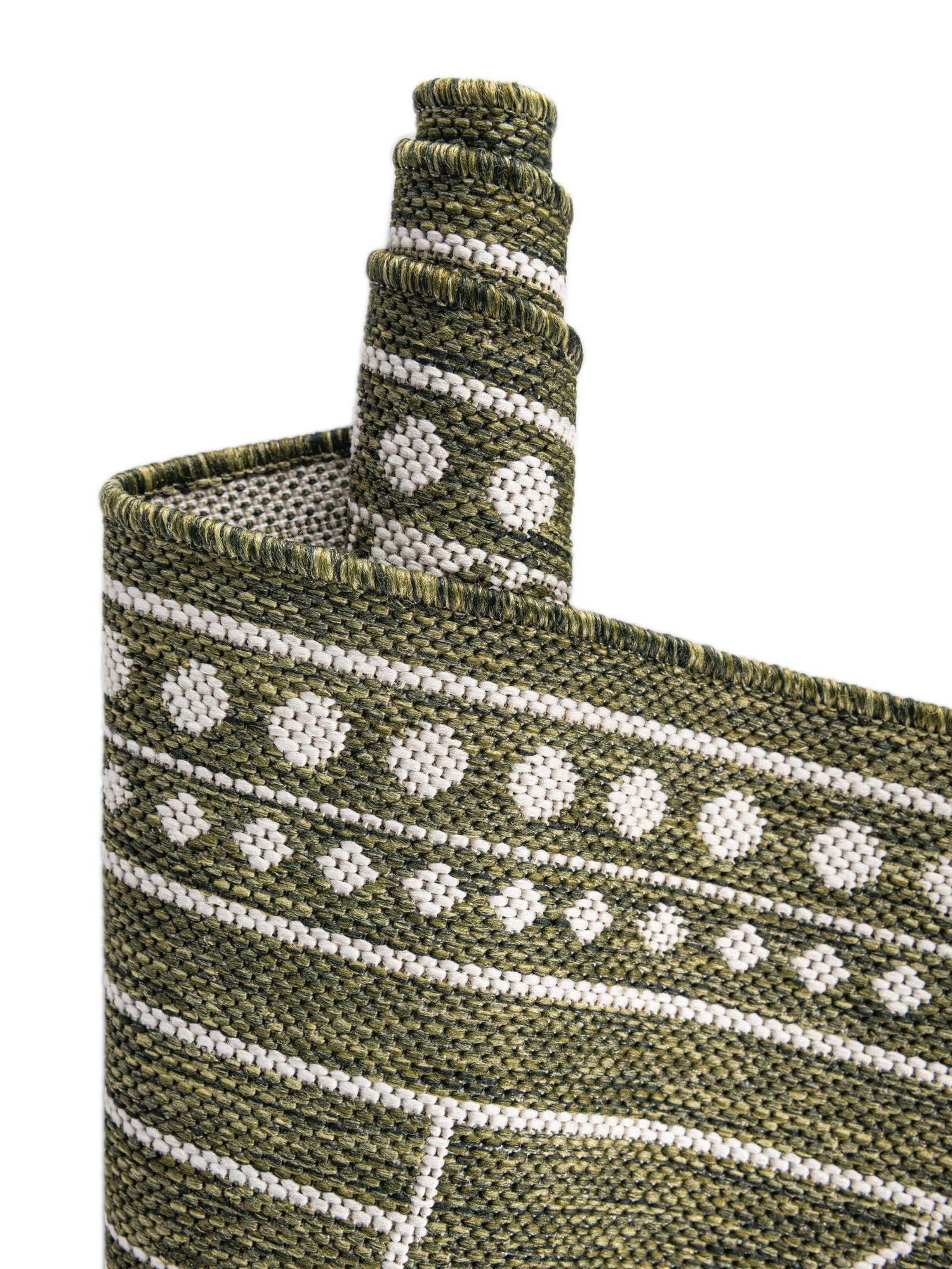 Green 10' x 10' Outdoor Traditional Square Area Rug Weather Resistant for Patio, Deck, Terrace, Balcony, Porch Classical Design Outside Carpet for Sale at Rug Engine