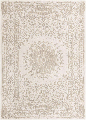 Gray 10' x 14' 1 Outdoor Traditional Rectangle Area Rug Weather Resistant for Patio, Deck, Terrace, Balcony, Porch Classical Design Outside Carpet for Sale at Rug Engine