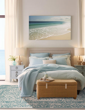 Aqua 10' x 14' 1 Outdoor Traditional Rectangle Area Rug Weather Resistant for Patio, Deck, Terrace, Balcony, Porch Classical Design Outside Carpet for Sale at Rug Engine