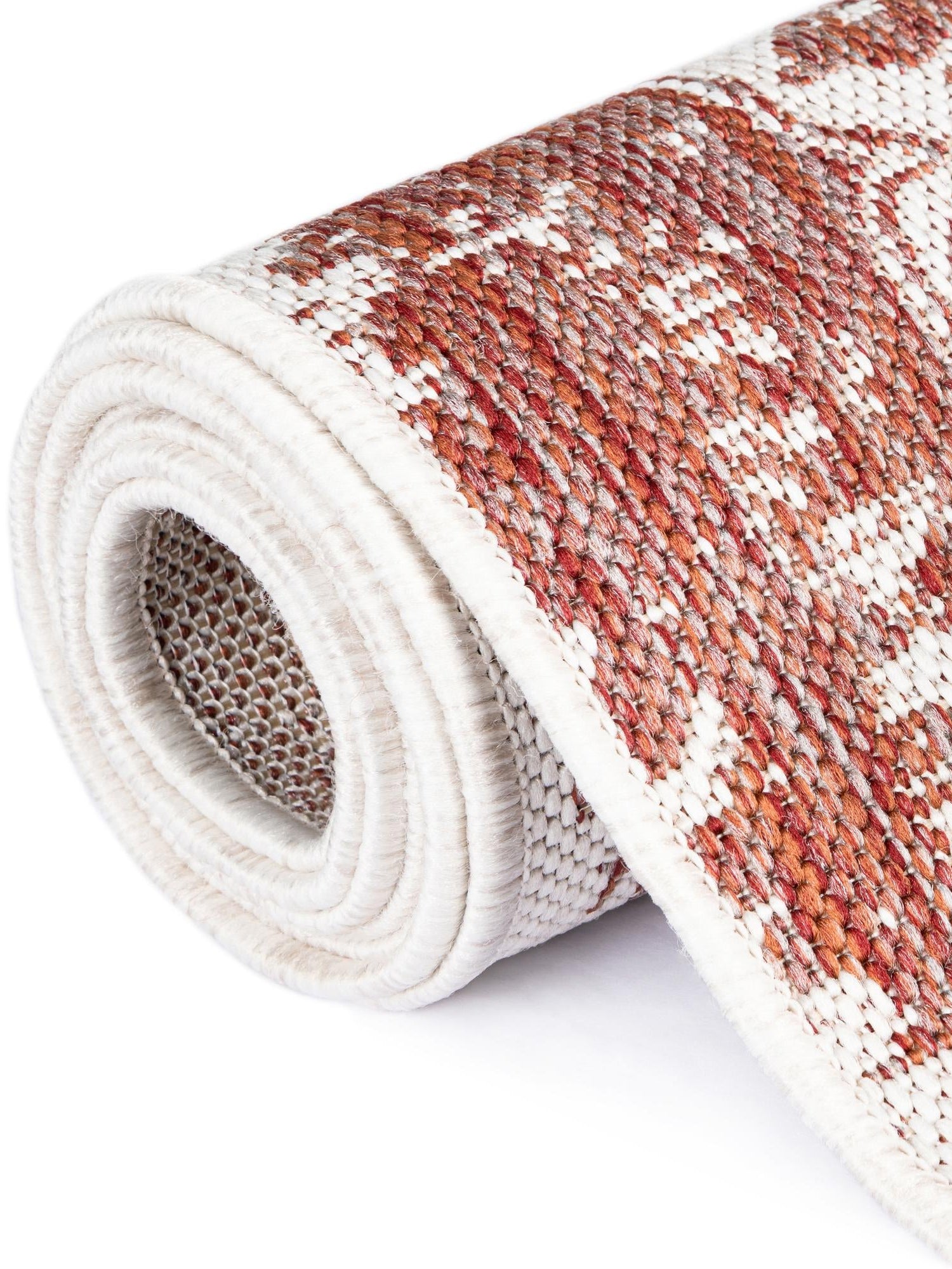 Rust Red 2' x 3' 1 Outdoor Traditional Rectangle Area Rug Weather Resistant for Patio, Deck, Terrace, Balcony, Porch Classical Design Outside Carpet for Sale at Rug Engine