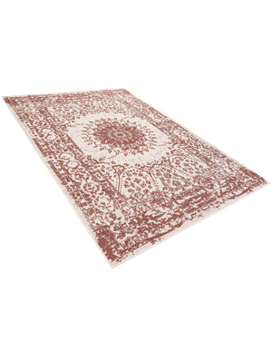 Rust Red 6' 1 x 9' Outdoor Traditional Rectangle Area Rug Weather Resistant for Patio, Deck, Terrace, Balcony, Porch Classical Design Outside Carpet for Sale at Rug Engine