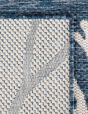 Blue 4' 1 x 6' 1 Outdoor Coastal Rectangle Area Rug Weather Resistant for Patio, Deck, Terrace, Balcony, Porch 100% Polypropylene Coastal Decor Carpet for Sale at Rug Engine
