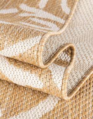 Taupe 7' 10 x 10' Outdoor Coastal Rectangle Area Rug Weather Resistant for Patio, Deck, Terrace, Balcony, Porch 100% Polypropylene Coastal Decor Carpet for Sale at Rug Engine