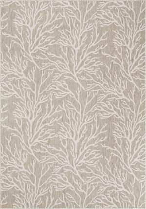 Gray 10' x 14' 1 Outdoor Coastal Rectangle Area Rug Weather Resistant for Patio, Deck, Terrace, Balcony, Porch 100% Polypropylene Coastal Decor Carpet for Sale at Rug Engine