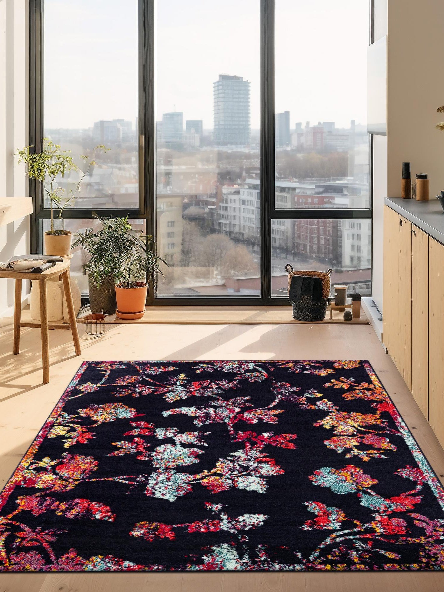 Navy Blue 2' x 3' 1 Penrose Rectangle Area Rug