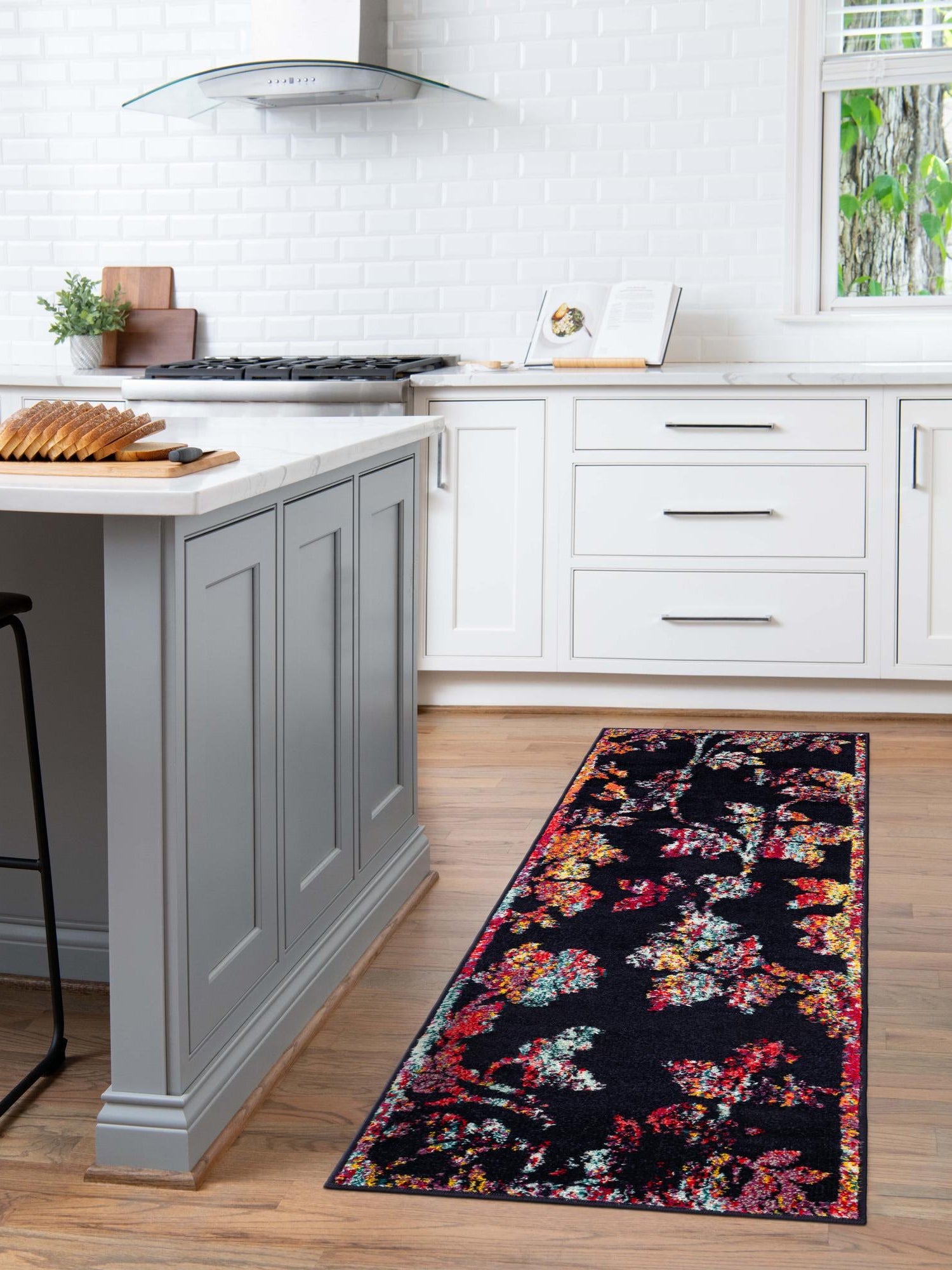 Navy Blue 2' x 8' Penrose Runner Area Rug