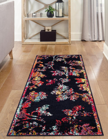 Navy Blue 2' x 6' 1 Penrose Runner Area Rug Classic Durable Stain Resistant Easy Clean Carpet for Traditional Indoor Home Decor for Sale at Rug Engine
