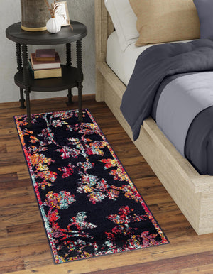 Navy Blue 2' x 8' Penrose Runner Area Rug