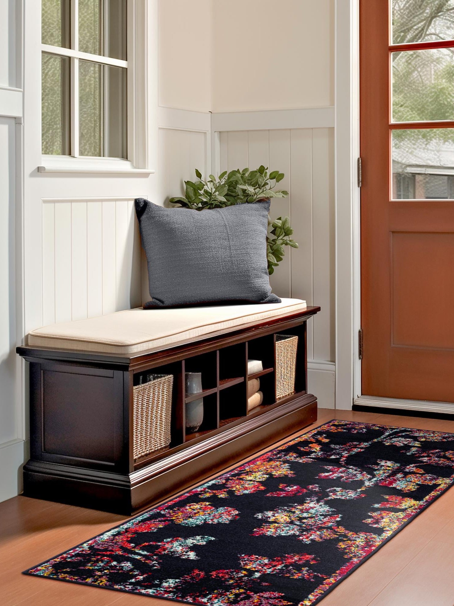 Navy Blue 2' 7 x 10' Penrose Runner Area Rug