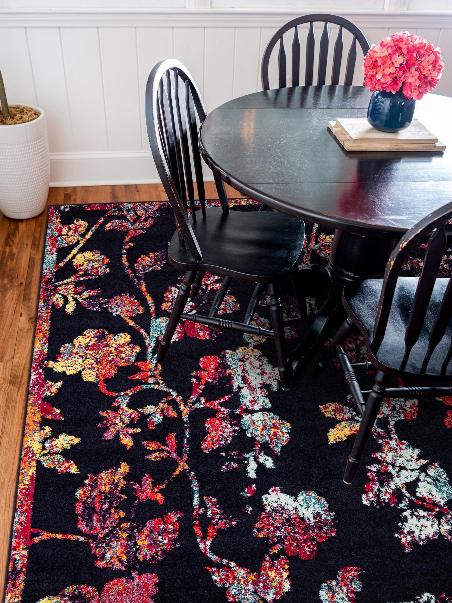 Navy Blue 7' 10 x 7' 10 Penrose Square Area Rug