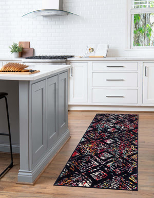 Multicolor 2' x 8' Penrose Runner Area Rug