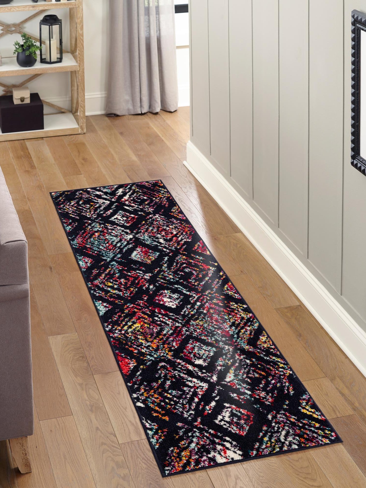 Multicolor 2' x 8' Penrose Runner Area Rug