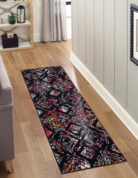 Multicolor 2' x 8' Penrose Runner Area Rug Classic Durable Stain Resistant Easy Clean Carpet for Traditional Indoor Home Decor for Sale at Rug Engine