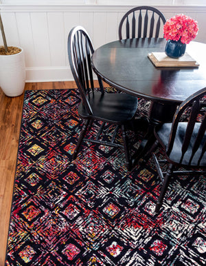 Multicolor 7' 10 x 7' 10 Penrose Square Area Rug