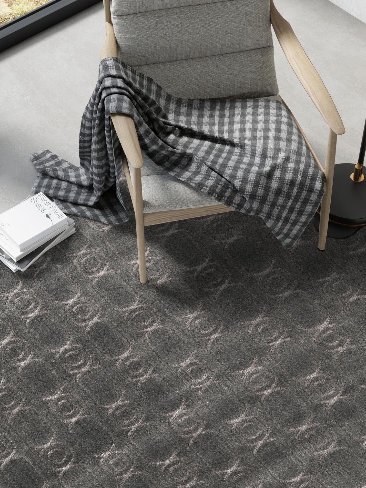 Gray and Silver 7' 10 x 10' Vogue Geo Rectangle Area Rug Geometric Glam Style Shiny Accents Carpet Mat for Unique Interior Design & Home Decor for Sale at Rug Engine