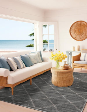 Gray and Silver 10' x 13' 1 Vogue Geo Rectangle Area Rug Geometric Glam Style Shiny Accents Carpet Mat for Unique Interior Design & Home Decor for Sale at Rug Engine