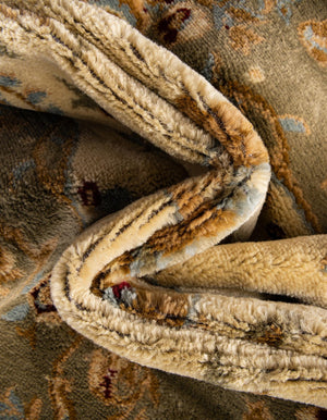 Green 7' 10 x 7' 10 Versailles Round Area Rug