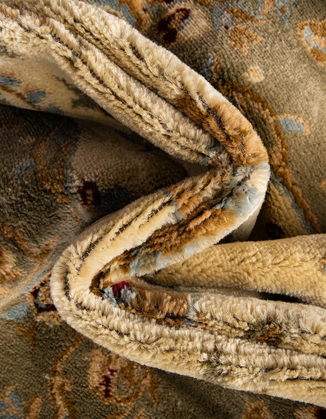 Green 7' 10 x 7' 10 Versailles Round Area Rug