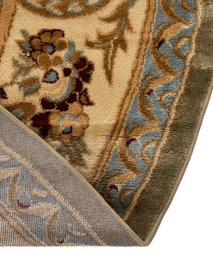 Green 7' 10 x 7' 10 Versailles Round Area Rug
