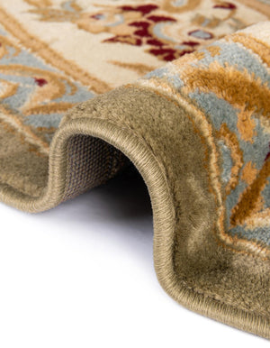 Green 7' 10 x 7' 10 Versailles Round Area Rug