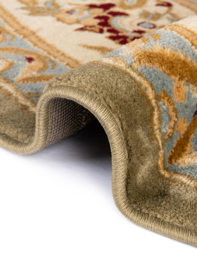 Green 7' 10 x 7' 10 Versailles Round Area Rug