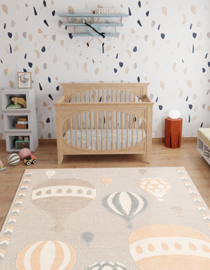 Multicolor 8' x 10' Whimsy Kids Rectangle Rug