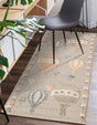 Multicolor 3' x 8' Whimsy Kids Runner Rug