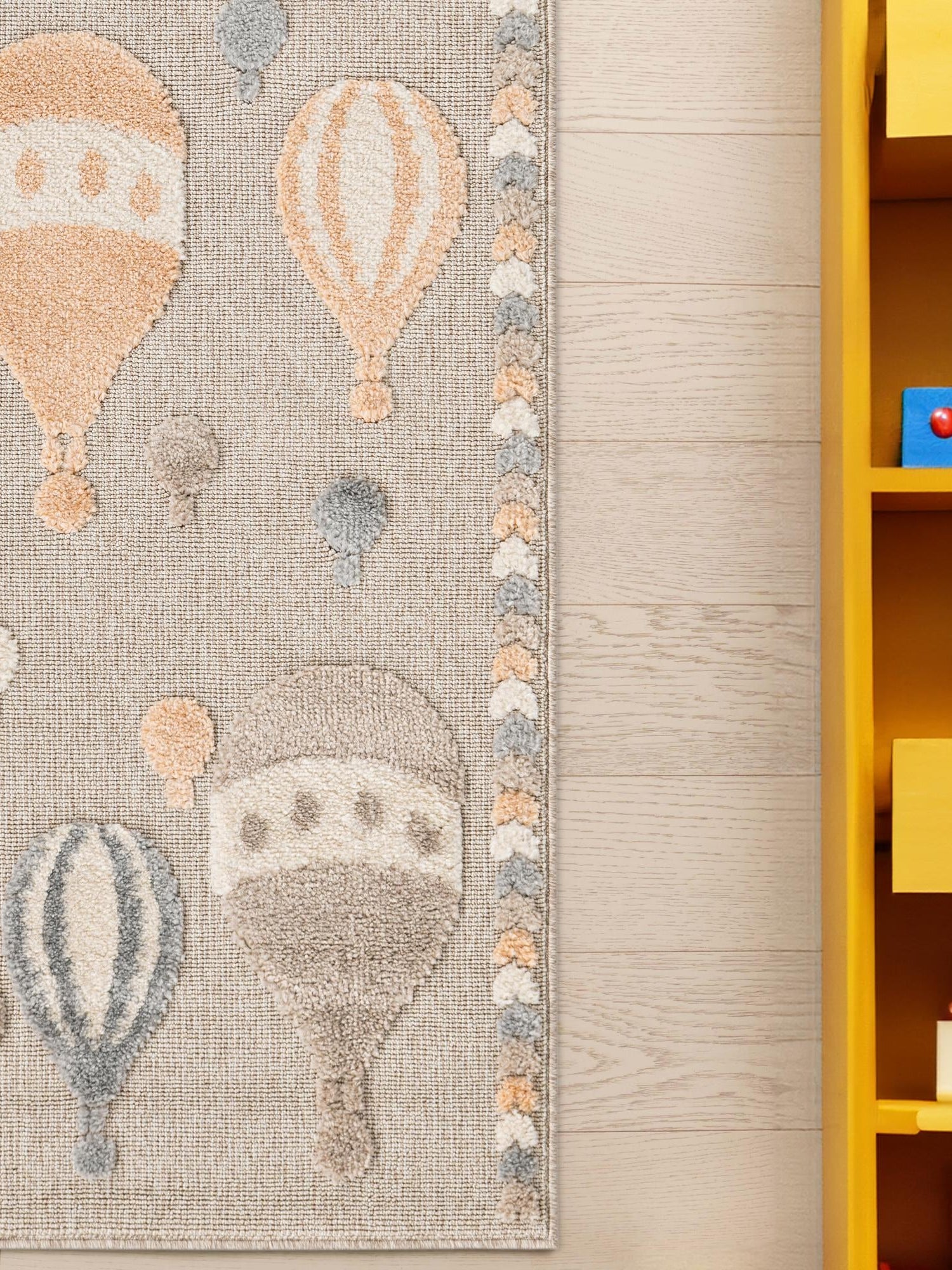 Multicolor 2' x 4' 1 Whimsy Kids Runner Area Rug for Baby Nursery, Toddler Playroom,  Bedrooms Playful Fun Design Easy Clean Carpet for Sale at Rug Engine