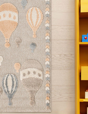 Multicolor 3' x 8' Whimsy Kids Runner Rug