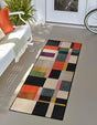 Multicolor 2' x 8' Outdoor Casablanca Runner Area Rug Weather Resistant for Patio, Deck, Terrace, Balcony, Porch Polypropylene Vivid Colorful Modern Carpet for Sale at Rug Engine