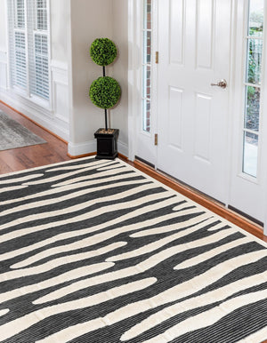 Gray 5' 1 x 7' 1 Prismatic Rectangle Area Rug Modern Geometric Unique Design Carpet for Contemporary Interior Home Decorating for Sale at Rug Engine