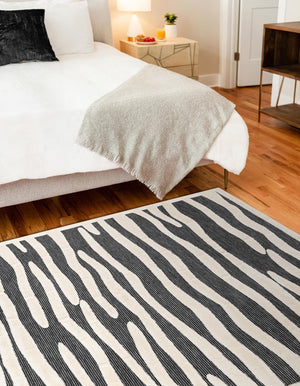Gray 5' 1 x 7' 1 Prismatic Rectangle Area Rug Modern Geometric Unique Design Carpet for Contemporary Interior Home Decorating for Sale at Rug Engine