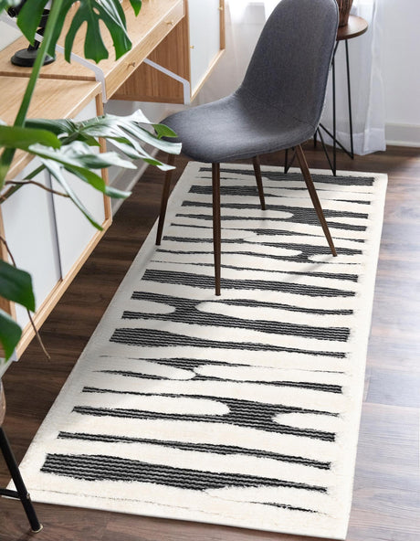 Gray 2' 7 x 10' Prismatic Runner Area Rug Modern Geometric Unique Design Carpet for Contemporary Interior Home Decorating for Sale at Rug Engine