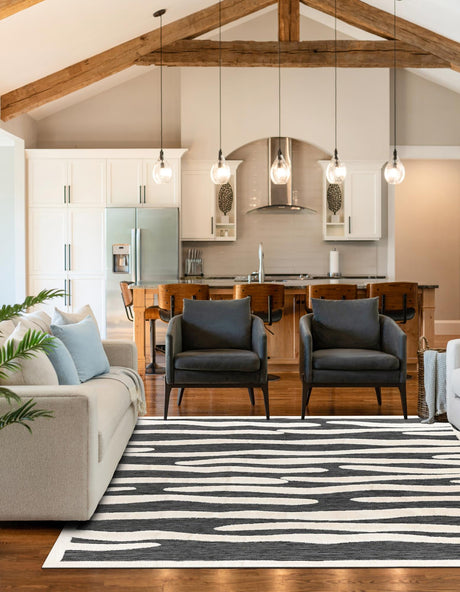 Gray 7' 10 x 7' 10 Prismatic Square Area Rug Modern Geometric Unique Design Carpet for Contemporary Interior Home Decorating for Sale at Rug Engine