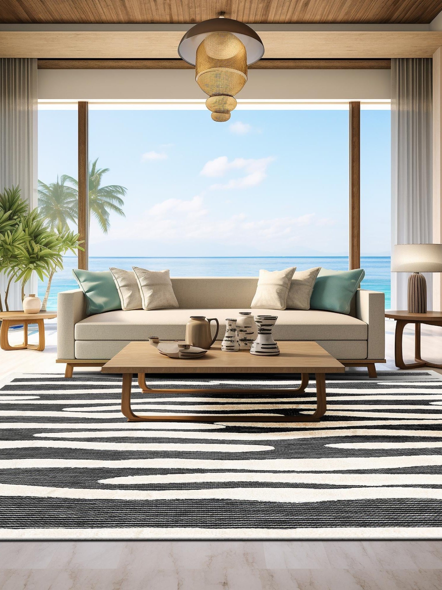 Gray 10' x 10' Prismatic Square Area Rug Modern Geometric Unique Design Carpet for Contemporary Interior Home Decorating for Sale at Rug Engine