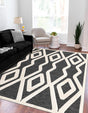 Gray 7' 10 x 10' Prismatic Rectangle Area Rug Modern Geometric Unique Design Carpet for Contemporary Interior Home Decorating for Sale at Rug Engine