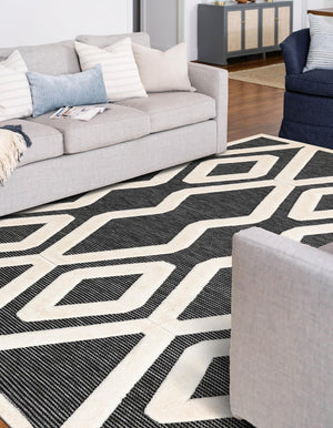 Gray 4' 1 x 6' 1 Prismatic Rectangle Area Rug Modern Geometric Unique Design Carpet for Contemporary Interior Home Decorating for Sale at Rug Engine