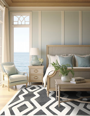 Gray 7' 10 x 7' 10 Prismatic Square Area Rug Modern Geometric Unique Design Carpet for Contemporary Interior Home Decorating for Sale at Rug Engine