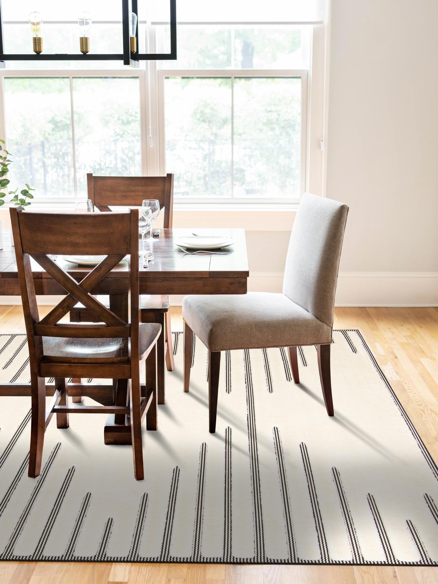 Ivory White 2' x 3' 1 Prismatic Rectangle Area Rug Modern Geometric Unique Design Carpet for Contemporary Interior Home Decorating for Sale at Rug Engine
