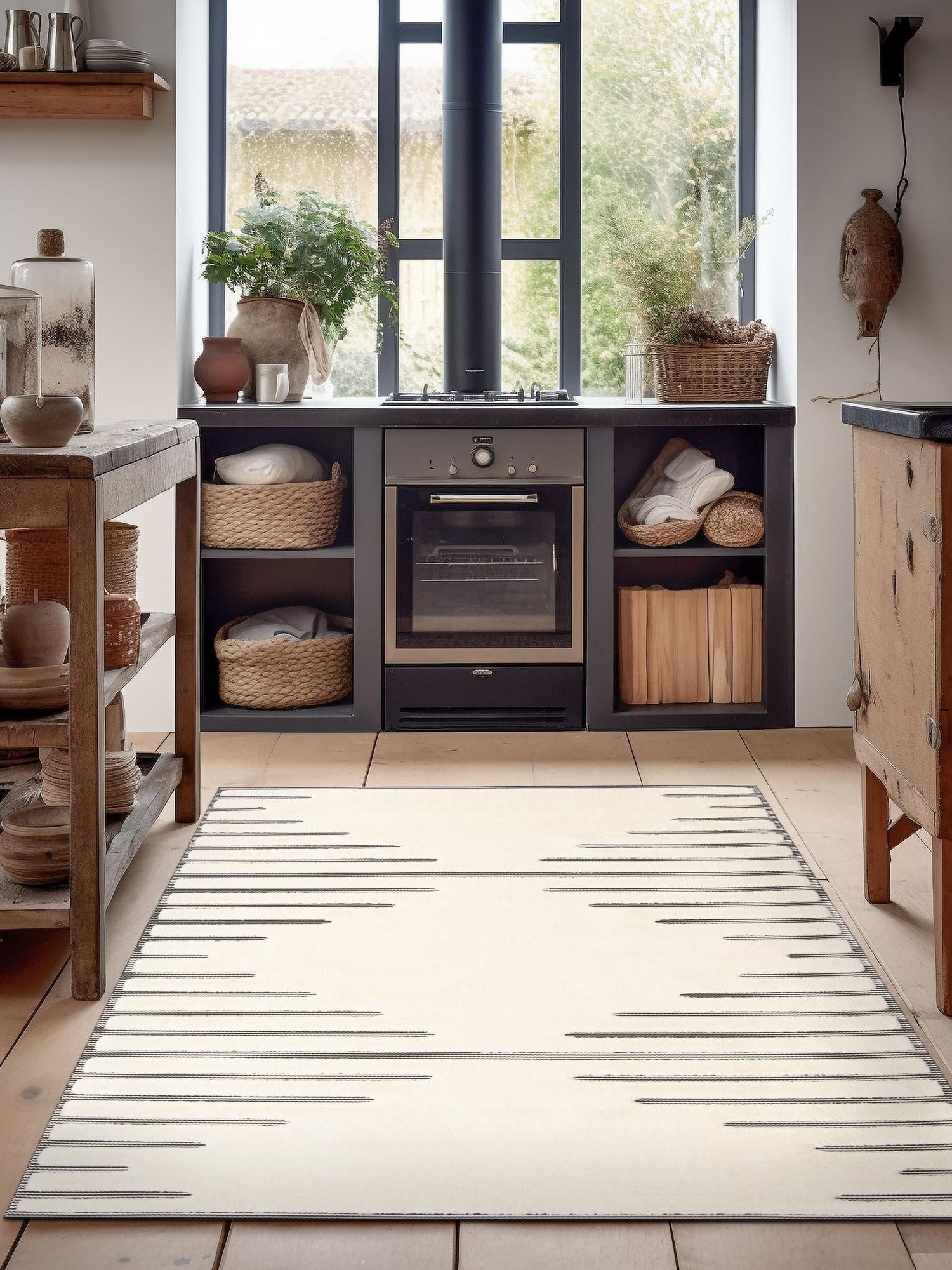 Ivory White 9' x 12' Prismatic Rectangle Area Rug Modern Geometric Unique Design Carpet for Contemporary Interior Home Decorating for Sale at Rug Engine