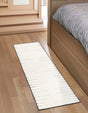 Ivory White 2' 7 x 12' Prismatic Runner Area Rug Modern Geometric Unique Design Carpet for Contemporary Interior Home Decorating for Sale at Rug Engine