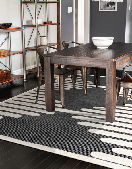 Gray 5' 1 x 7' 1 Prismatic Rectangle Area Rug Modern Geometric Unique Design Carpet for Contemporary Interior Home Decorating for Sale at Rug Engine
