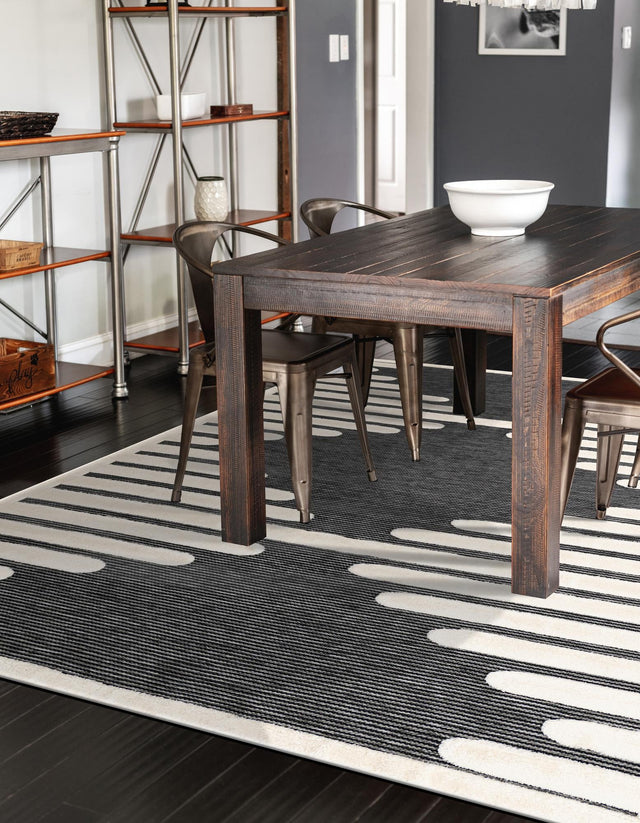 Gray 5' 1 x 7' 1 Prismatic Rectangle Area Rug Modern Geometric Unique Design Carpet for Contemporary Interior Home Decorating for Sale at Rug Engine