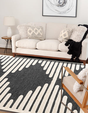 Gray 10' x 13' 1 Prismatic Rectangle Area Rug Modern Geometric Unique Design Carpet for Contemporary Interior Home Decorating for Sale at Rug Engine