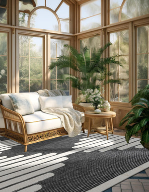 Gray 7' 10 x 7' 10 Prismatic Square Area Rug Modern Geometric Unique Design Carpet for Contemporary Interior Home Decorating for Sale at Rug Engine