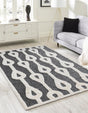 Gray 2' x 3' 1 Prismatic Rectangle Area Rug Modern Geometric Unique Design Carpet for Contemporary Interior Home Decorating for Sale at Rug Engine