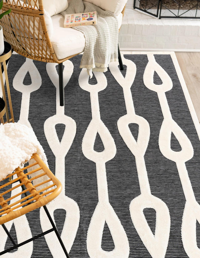 Gray 2' x 3' 1 Prismatic Rectangle Area Rug Modern Geometric Unique Design Carpet for Contemporary Interior Home Decorating for Sale at Rug Engine