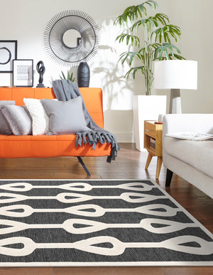 Gray 5' 3 x 8' Prismatic Rectangle Area Rug Modern Geometric Unique Design Carpet for Contemporary Interior Home Decorating for Sale at Rug Engine
