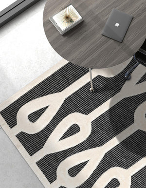 Gray 5' 3 x 8' Prismatic Rectangle Area Rug Modern Geometric Unique Design Carpet for Contemporary Interior Home Decorating for Sale at Rug Engine