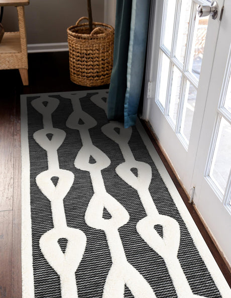 Gray 2' 7 x 8' Prismatic Runner Area Rug Modern Geometric Unique Design Carpet for Contemporary Interior Home Decorating for Sale at Rug Engine